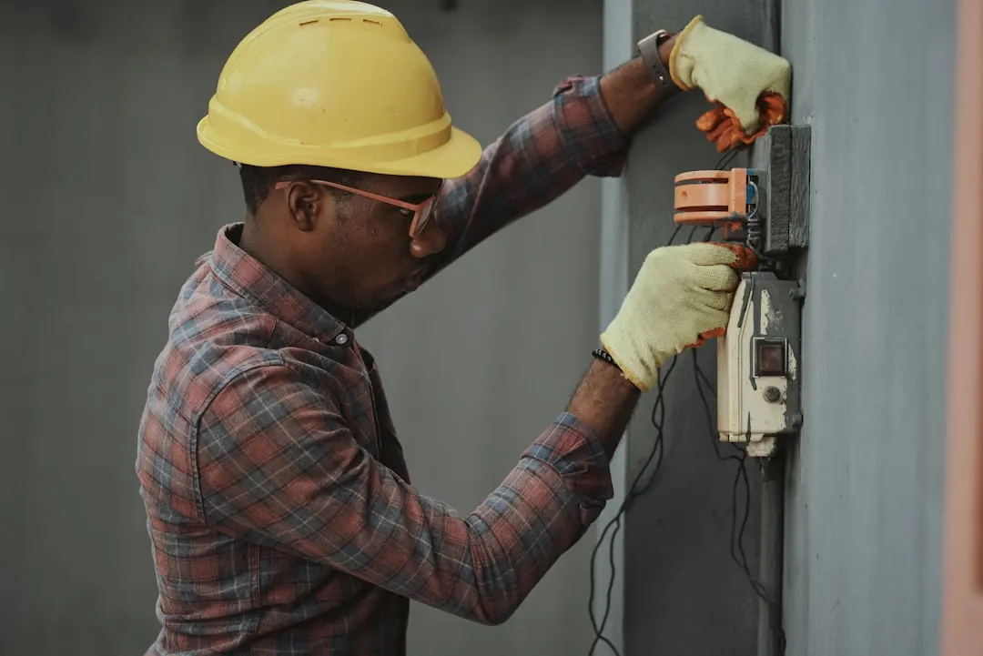 HVAC technician performing furnace tune-up